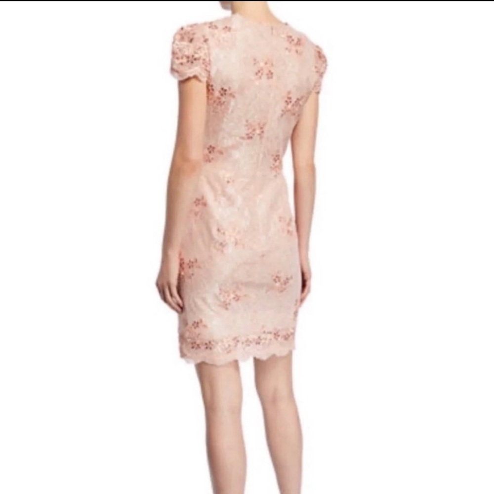 Dress the Population Pink Lace Mini Dress - Picture 3 of 7